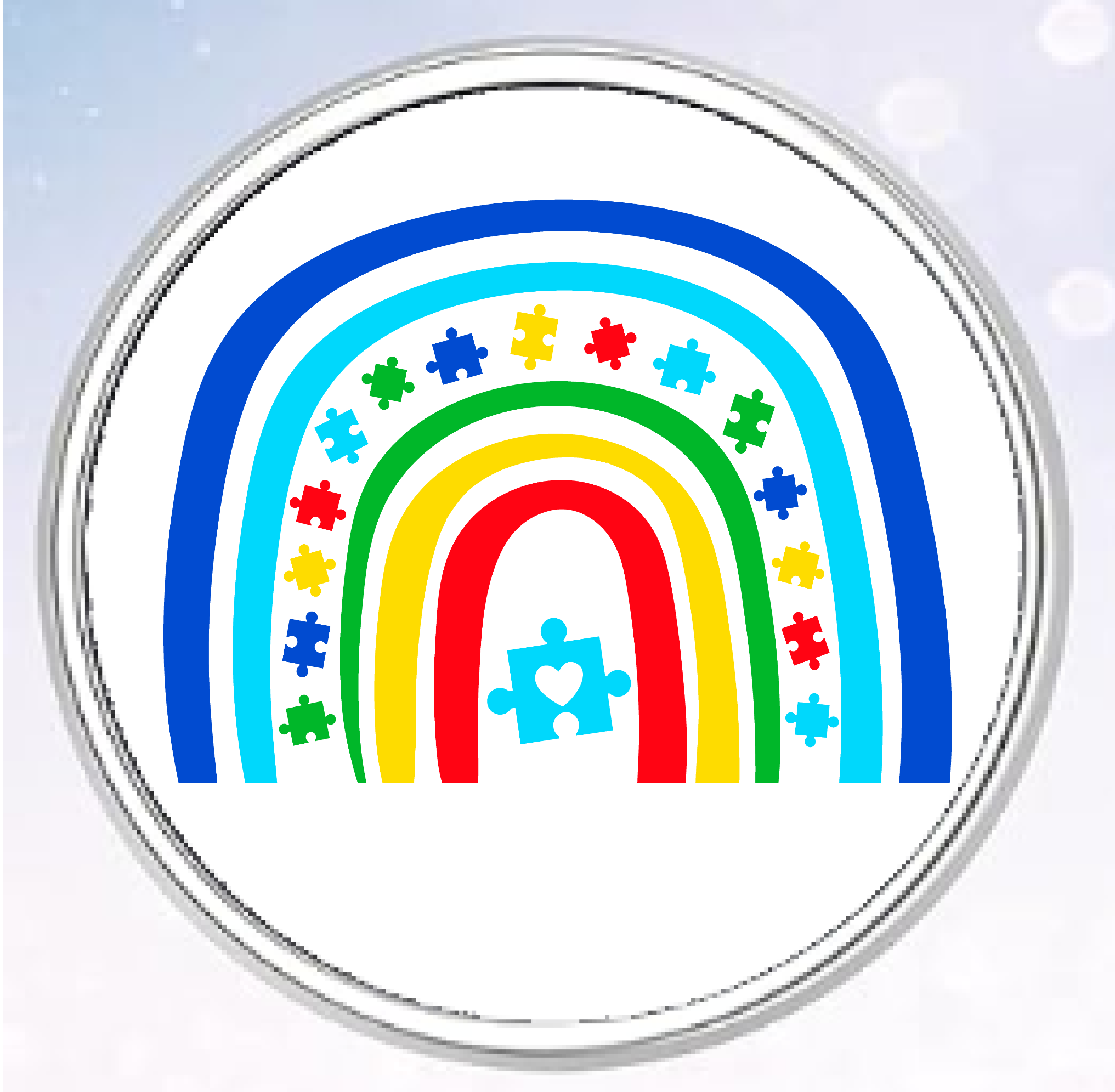 Autistic Rainbow Pin