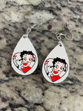 Betty Boop 1 Teardrop Earrings