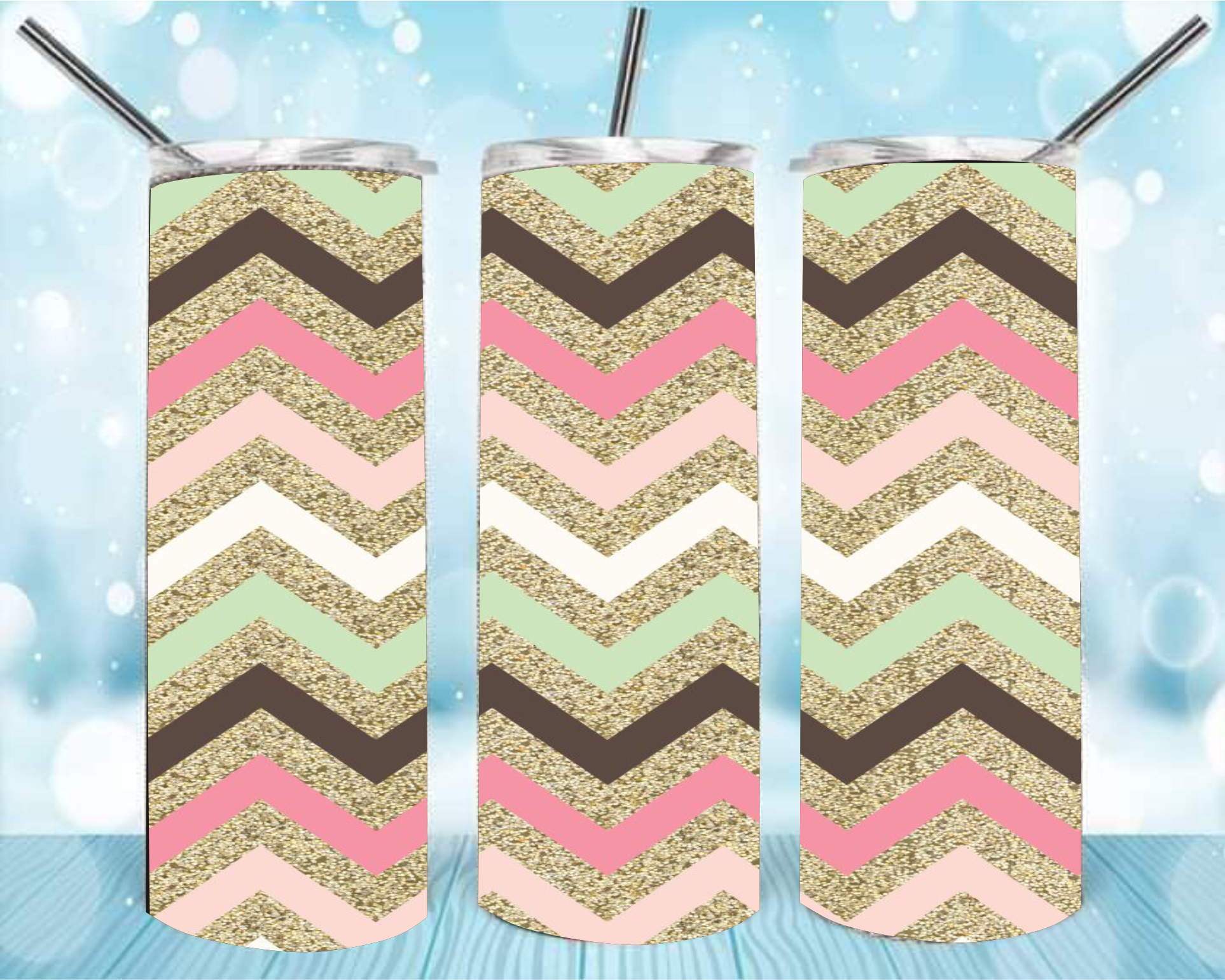 Glitter Chevron 1