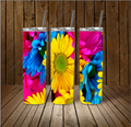 Colorful Daisies Tumbler